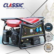 CLASSIC CHINA 2.5kw 2500 Gasoline Generator 5.5hp, 220 volt 50hz Manual Gasoline Generator